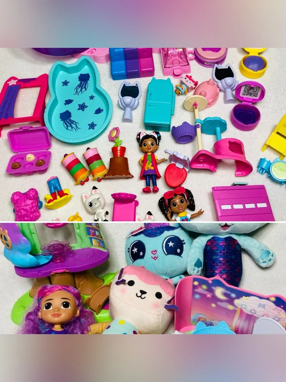 Gabby’s Dollhouse Play Lot Furniture Lot Pandy Kitty Fairy